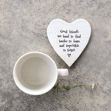 Porcelain Coaster-Good friends