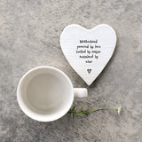 Porcelain Coaster-Motherhood Powered By Love