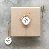 Porcelain Floral Hanger - Sending Hugs