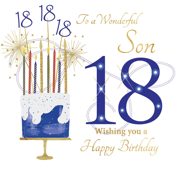 To A Wonderful Son 18, Wishing You A Happy Birthday