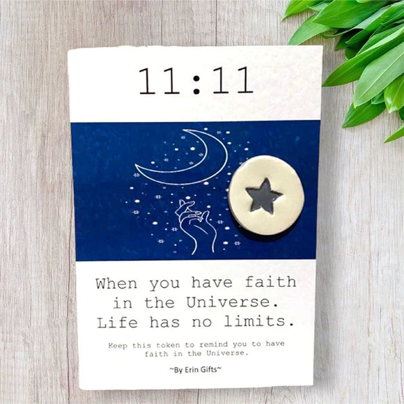 11 : 11 Ceramic Wish Token and Card