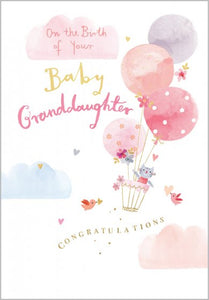 On The Birth Of Your Baby Granddaughter