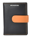 Credit Card Holder, Black & Tan