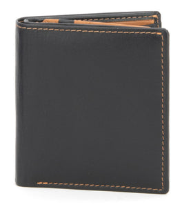 Gents Note Case, Black & Tan