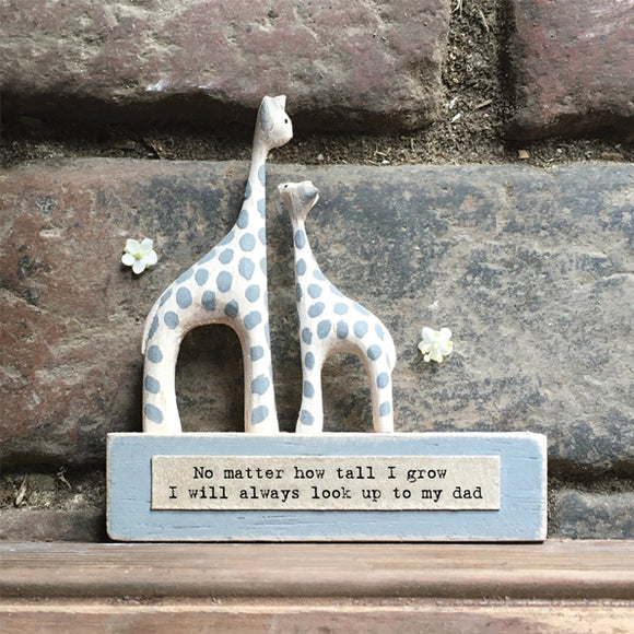 Wood Scene-Giraffes/No Matter How Tall