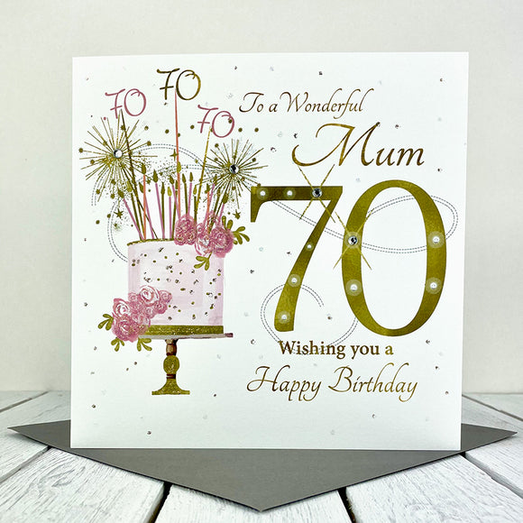 To A Wonderful Mum, 70 Wishing You A Happy Birthday