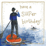 Paddle Boarding Birthday Card