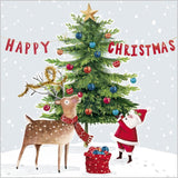 Illustrative Festive Santa Boxed Christmas Cards