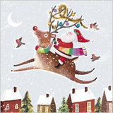 Illustrative Festive Santa Boxed Christmas Cards