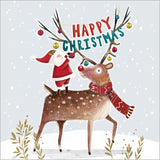 Illustrative Festive Santa Boxed Christmas Cards