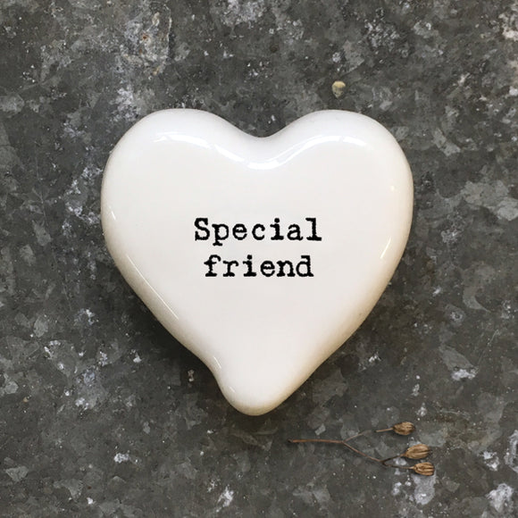 White Heart Token-Special Friend