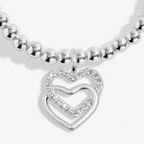 Christmas A Little 'Merry Christmas Fabulous Friend' Bracelet In Silver Plating