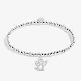 Christmas A Little 'Christmas Angel' Bracelet In Silver Plating