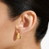 Soul Shine Droplet Earrings In Gold Plating