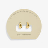 Soul Shine Droplet Earrings In Gold Plating