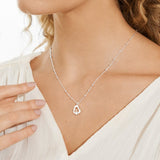 Christmas A Little 'With Love' Necklace In Silver Plating