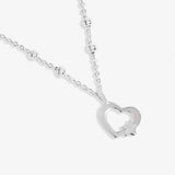 Christmas A Little 'With Love' Necklace In Silver Plating