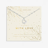 Christmas A Little 'With Love' Necklace In Silver Plating