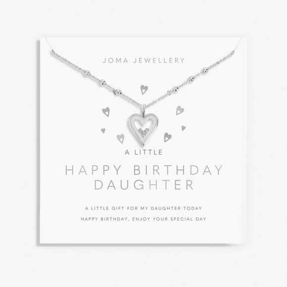 A Little 'Happy Birthday Daughter' Necklace