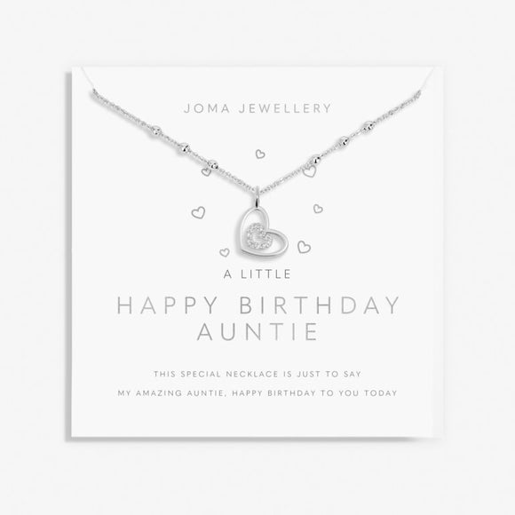 A Little 'Happy Birthday Auntie' Necklace