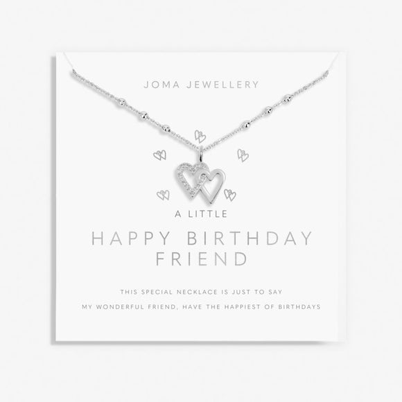 A Little 'Happy Birthday Friend' Necklace