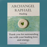Archangel Raphael, Ceramic Wish Token & Card