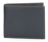 Gents Note Case, Navy & Tan
