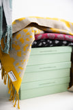 Animal Print Scarf - Mustard (Boxed)