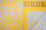 Animal Print Scarf - Mustard (Boxed)
