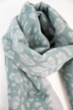 Animal Print Scarf - Sage (Boxed)