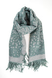 Animal Print Scarf - Sage (Boxed)
