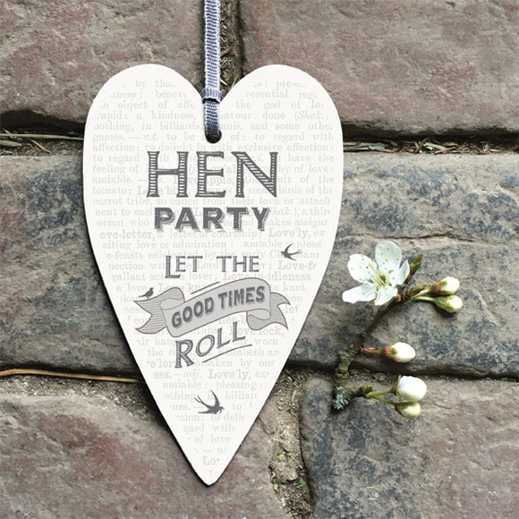 Heart Tag-Hen Party