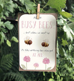 Keepsake Card - Busy Bees