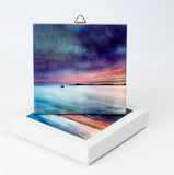 Fishing the Little Minch Gift Boxed 4.25" ceramic tile