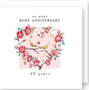 On Your Ruby Anniversary