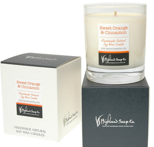 Sweet Orange & Cinnamon Soya Wax Candle