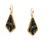 Florence Moorish Drop Earrings, Beige & Brown