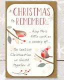Keepsake Card, A Christmas To Remember