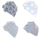 Cuddly Blues Bib Set