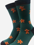 Black Men's Fun Socks Christmas Giftbox
