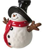 Ceramic Snowman Figure