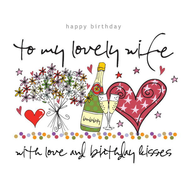 To My Lovely Wife, Birthday Kisses