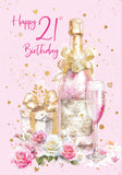 Happy 21st Birthday (Champagne)