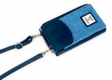 Harris Tweed Phone Purse in Sky Blue
