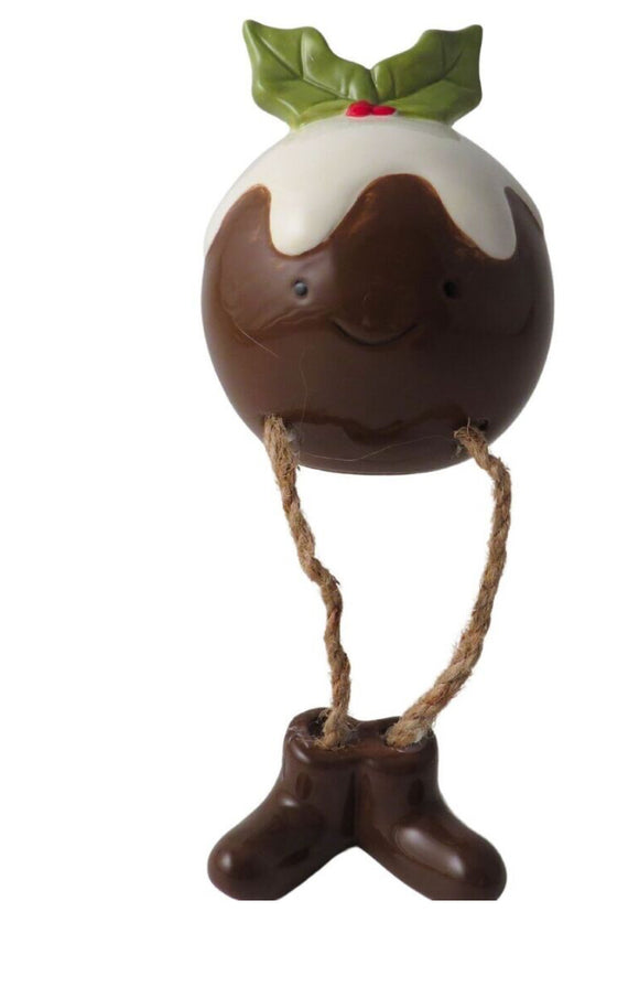 Shelf Sitting Christmas Pudding