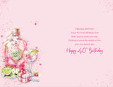 Happy 40th Birthday (Pink Gin)