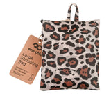 Eco Chic Foldable Reusable Large Shopping Bag Leopard