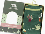 Gardening Bamboo Socks Matchbox Giftset