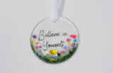 Wildflower Hanging Decoration - Believe in Yourself