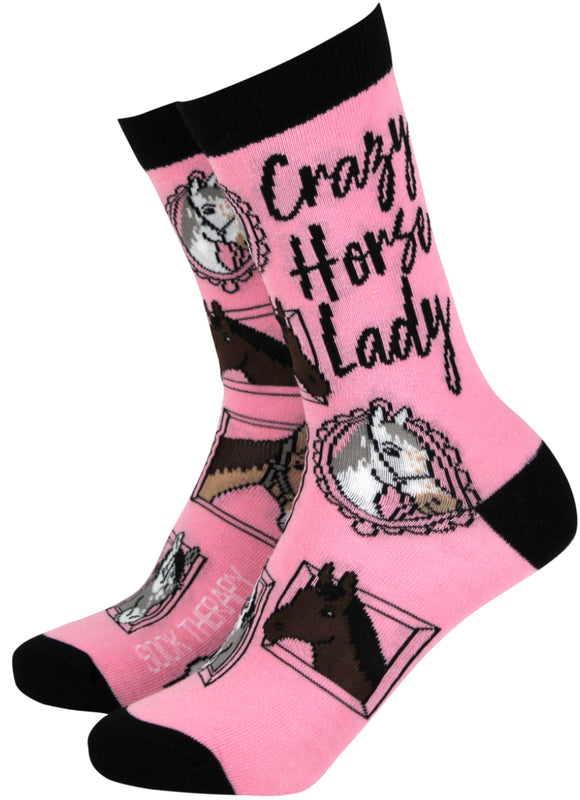 Crazy Horse Lady, Women’s Bamboo Socks Size 4-7